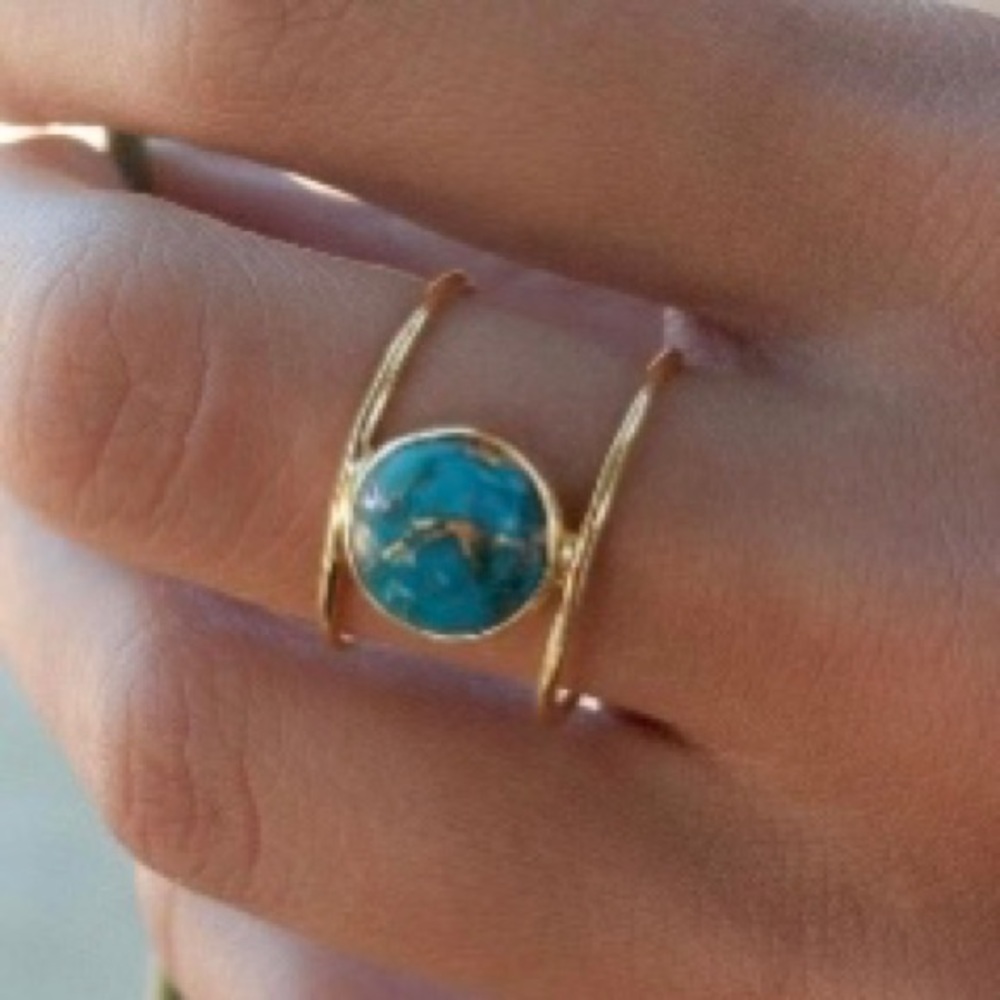 Double Band Gold Ring